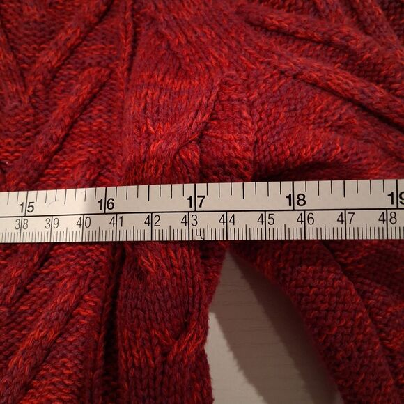 Crew Neck Pullover Knit Sweater Gap Women's Red Pink Size S - Picture 11 of 12
